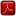 Adobe Acrobat Reader CS3 Icon 16x16 png